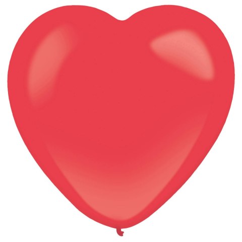 Balony Lateksowe Czerwone Serca, Decorator Standard Apple Red, 30cm, 50 szt. Amscan / Anagram Balony Lateksowe Czerwone Serca, Decorator Standard Apple Red, 30cm, 50 szt. Amscan / Anagram