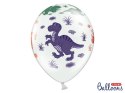 Balony Lateksowe, Dinozaury, 30 cm, (1 op. / 6 szt.) Partydeco