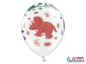 Balony Lateksowe, Dinozaury, 30 cm, (1 op. / 6 szt.) Partydeco