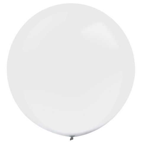 Balony lateksowe Białe, Decorator Standard Frosty White, 61cm, 4 szt. Amscan / Anagram Balony lateksowe Białe, Decorator Standard Frosty White, 61cm, 4 szt. Amscan / Anagram