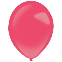 Balony lateksowe Czerwone, Decorator Metallic Apple Red, 28cm, 50 szt. Amscan / Anagram