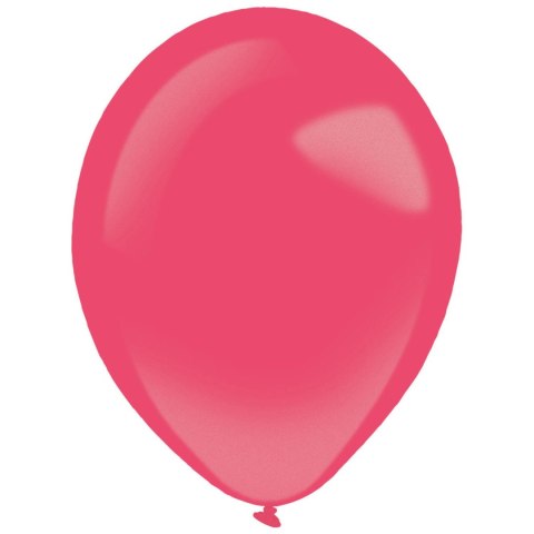 Balony lateksowe Czerwone, Decorator Metallic Apple Red, 28cm, 50 szt. Amscan / Anagram Balony lateksowe Czerwone, Decorator Metallic Apple Red, 28cm, 50 szt. Amscan / Anagram