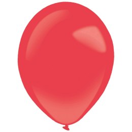 Balony lateksowe Czerwone, Decorator Standard Apple Red, 28cm, 50 szt. Amscan / Anagram