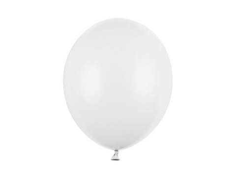 Balony lateksowe Strong, Białe, Pastel Pure White, 30cm, 50 szt. Partydeco