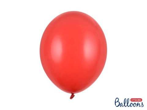Balony lateksowe Strong, Czerwone, Pastel Poppy Red, 30cm, 10 szt. Partydeco Balony lateksowe Strong, Czerwone, Pastel Poppy Red, 30cm, 10 szt. Partydeco