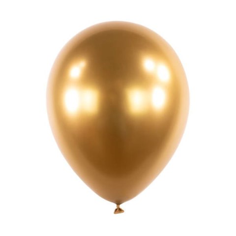Balony lateksowe Złote, Decorator Satin Luxe Chrome 28cm, 50 szt. Amscan / Anagram Balony lateksowe Złote, Decorator Satin Luxe Chrome 28cm, 50 szt. Amscan / Anagram