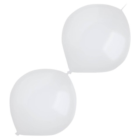 Balony lateksowe z łącznikiem Białe, Decorator Standard E-Link Frosty White,, 30cm, 50 szt. Amscan / Anagram Balony lateksowe z łącznikiem Białe, Decorator Standard E-Link Frosty White,, 30cm, 50 szt. Amscan / Anagram
