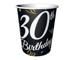 Kubeczki papierowe B&C 30 Birthday, 30 urodziny, 6 szt. Godan