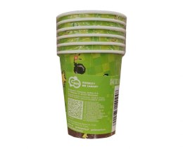 Kubeczki papierowe Piksele Game On, 200 ml, 6 szt. Godan