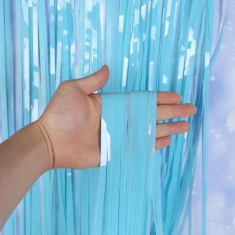 Kurtyna Dekoracyjna, Niebieska, Pastelowa J - 1 x 2 m Jixstar Kurtyna Dekoracyjna, Niebieska, Pastelowa J - 1 x 2 m Jixstar