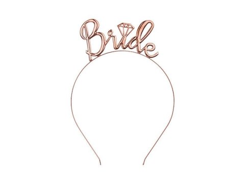 Opaska Bride, różowe złoto Rose Gold Partydeco Opaska Bride, różowe złoto Rose Gold Partydeco