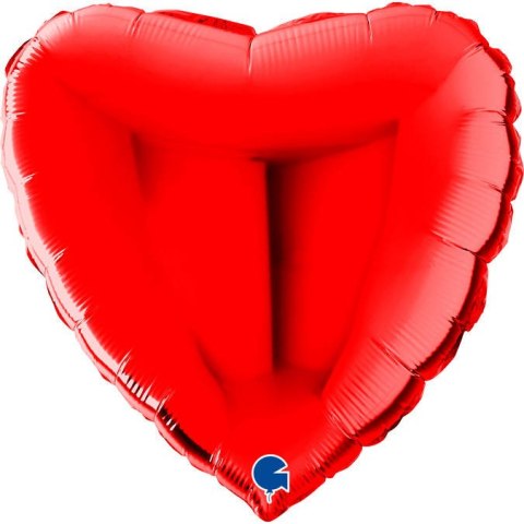 Balon Foliowy - Czerwone Serce 56cm, Grabo Grabo Balon Foliowy - Czerwone Serce 56cm, Grabo Grabo