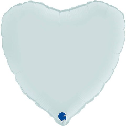 Balon Foliowy - Satynowe pastelowe niebieskie serce 46 cm, Grabo Grabo Balon Foliowy - Satynowe pastelowe niebieskie serce 46 cm, Grabo Grabo