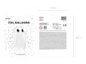Balon foliowy Duch duszek na Halloween, 48x68cm Partydeco