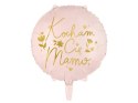 Balon foliowy Kocham Cię Mamo, różowy 45 cm Partydeco