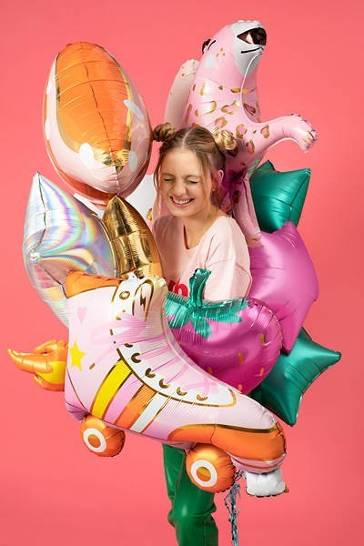 Balon foliowy Rolka 74x51 cm Partydeco Balon foliowy Rolka 74x51 cm Partydeco