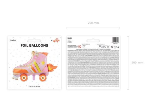 Balon foliowy Rolka 74x51 cm Partydeco Balon foliowy Rolka 74x51 cm Partydeco