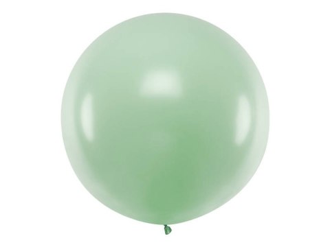 Balon lateksowy Gigant, Pistacjowy, Pastel Pistachio, 1m, 1szt. Partydeco Balon lateksowy Gigant, Pistacjowy, Pastel Pistachio, 1m, 1szt. Partydeco