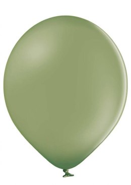 Balony Pastelowe Rosemary Green oliwkowe 30cm, 50 szt Belbal