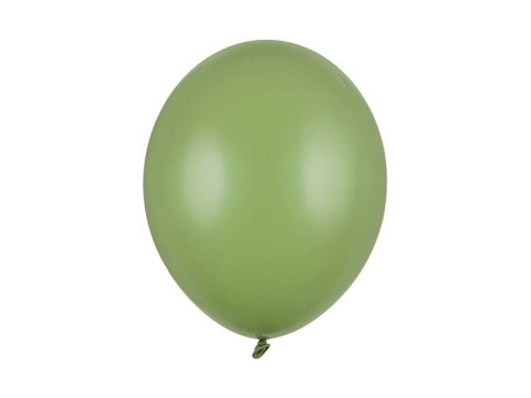 Balony Pastelowe Rosemary Green oliwkowe 30cm, 50 szt Belbal Balony Pastelowe Rosemary Green oliwkowe 30cm, 50 szt Belbal