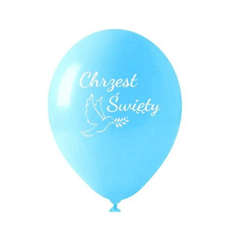 Balony lateksowe Chrzest Święty niebieskie, 50 szt. Flowballoons Balony lateksowe Chrzest Święty niebieskie, 50 szt. Flowballoons