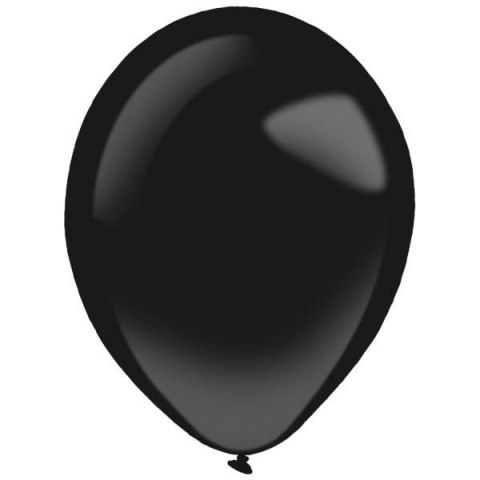 Balony lateksowe Czarne, Decorator Fashion Jet Black, 28cm, 50 szt. Amscan / Anagram Balony lateksowe Czarne, Decorator Fashion Jet Black, 28cm, 50 szt. Amscan / Anagram