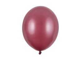 Balony lateksowe Decorator Metaliczne Bordowe 28cm, 50 szt. Amscan / Anagram