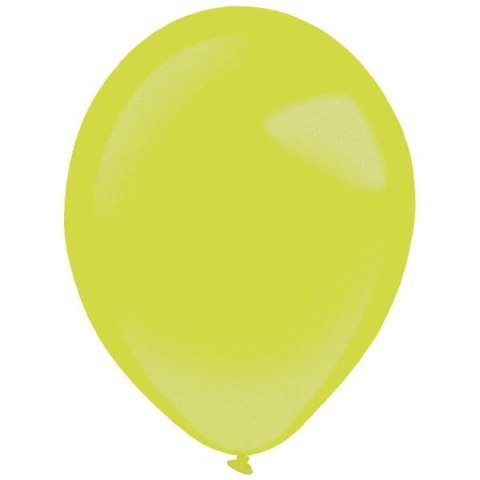 Balony lateksowe Kiwi, Decorator Metallic Kiwi Green, 35cm, 50 szt. Amscan / Anagram Balony lateksowe Kiwi, Decorator Metallic Kiwi Green, 35cm, 50 szt. Amscan / Anagram