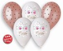Balony lateksowe Kotki Meow 33 cm, 5 sztuk Godan
