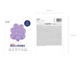 Balony lateksowe Strong, Fioletowe, Pastel Lavender Blue 30cm, 10szt. Partydeco