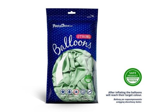 Balony lateksowe Strong Pistacjowy, Pastel Pistachio, 12cm, 100 szt Partydeco Balony lateksowe Strong Pistacjowy, Pastel Pistachio, 12cm, 100 szt Partydeco