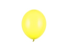 Balony lateksowe Strong, Żółte, Pastel Lemon Zest, 12cm, 100 szt. Partydeco