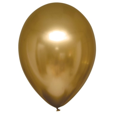 Balony lateksowe Złote, Decorator Satin Luxe Chrome 28cm, 50 szt. Amscan / Anagram Balony lateksowe Złote, Decorator Satin Luxe Chrome 28cm, 50 szt. Amscan / Anagram