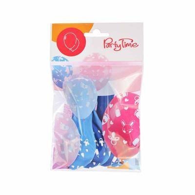 Balony lateksowe na Baby Shower dla chłopca 28cm, 5 szt. Arpex Balony lateksowe na Baby Shower dla chłopca 28cm, 5 szt. Arpex