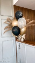 Balony urodzinowe Sto Lat, granatowe mix, 30cm, 10 szt. Flowballoons