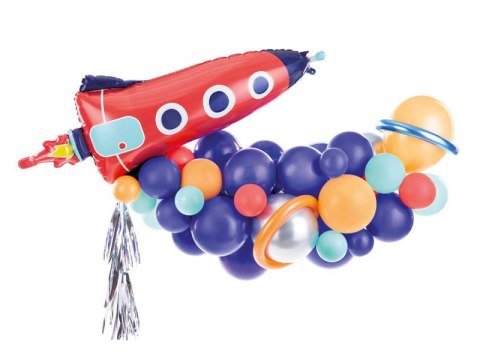Girlanda balonowa - Rakieta mix, 154x130cm Partydeco Girlanda balonowa - Rakieta mix, 154x130cm Partydeco