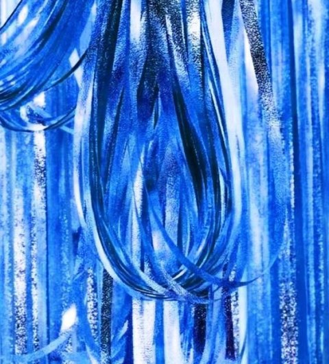 Kurtyna niebieska efekt chromu 100x200 cm Jixstar Kurtyna niebieska efekt chromu 100x200 cm Jixstar