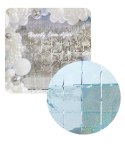 Kurtyna panelowa 200x100 cm holograficzna jasno niebieska Jixstar