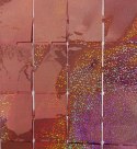 Kurtyna panelowa 200x100 cm holograficzna rose gold Jixstar