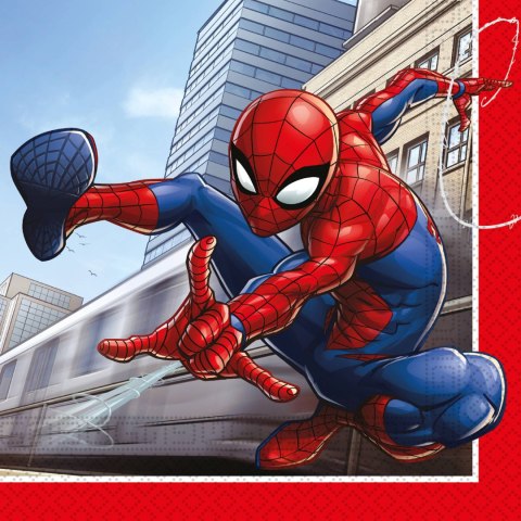 Serwetki papierowe SPIDERMAN Crime Fighter, 33x33cm, 20szt Procos Serwetki papierowe SPIDERMAN Crime Fighter, 33x33cm, 20szt Procos