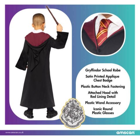 Strój, Kostium przebranie Harry Potter 6-8 lat Amscan / Anagram Strój, Kostium przebranie Harry Potter 6-8 lat Amscan / Anagram