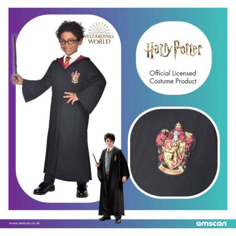 Strój, Kostium przebranie Harry Potter 6-8 lat Amscan / Anagram Strój, Kostium przebranie Harry Potter 6-8 lat Amscan / Anagram