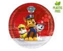 Talerzyki papierowe Psi Patrol Chase Marshall Rubble 20cm, 8 szt. Procos