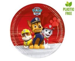 Talerzyki papierowe Psi Patrol Chase Marshall Rubble 20cm, 8 szt. Procos