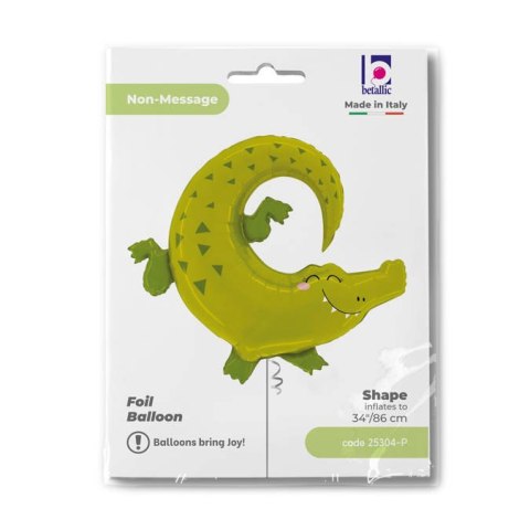 Balon Foliowy Aligator, dżungla Safari 86cm Grabo Balon Foliowy Aligator, dżungla Safari 86cm Grabo