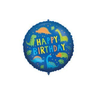 Balon Foliowy Happy birthday dinozaury z ciężarkiem, 46 cm Procos Balon Foliowy Happy birthday dinozaury z ciężarkiem, 46 cm Procos