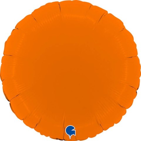 Balon Foliowy - Okrągły matowy pomarańczowy 46 cm, Grabo Grabo Balon Foliowy - Okrągły matowy pomarańczowy 46 cm, Grabo Grabo