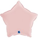 Balon Foliowy - Satynowa Pastelowa Różowa Gwiazdka 46 cm, Grabo Grabo