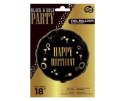 Balon foliowy Happy Birthday (B&G Party), 46cm Godan