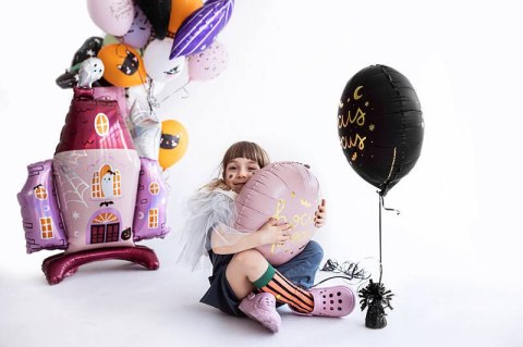 Balon foliowy Hocus Pocus, halloween 45 cm, różowy Partydeco Balon foliowy Hocus Pocus, halloween 45 cm, różowy Partydeco